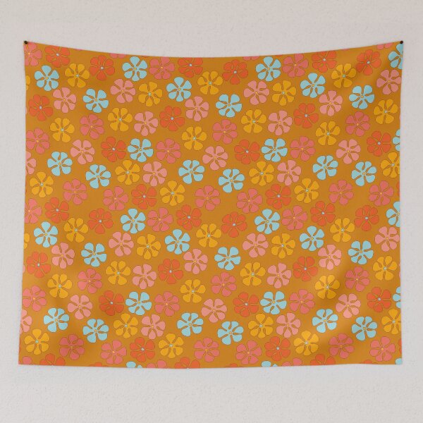 Item preview, Groovy flowers designed and sold by DesertAloha.