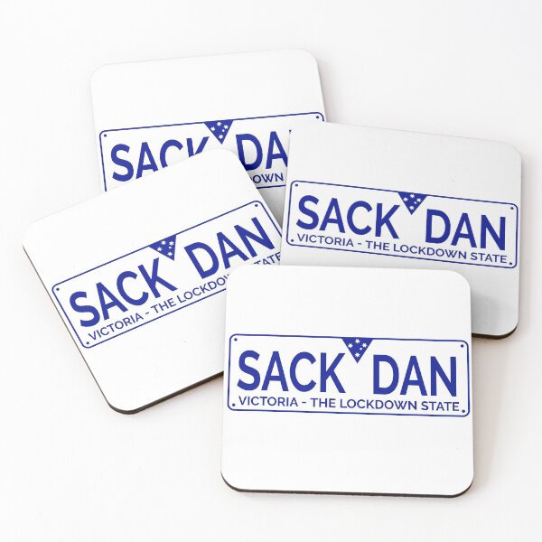 Item preview, Victorian Numberplate - Sack Dan Melbourne Lockdown Thanks Dan Andrews designed and sold by JasKei-Designs.