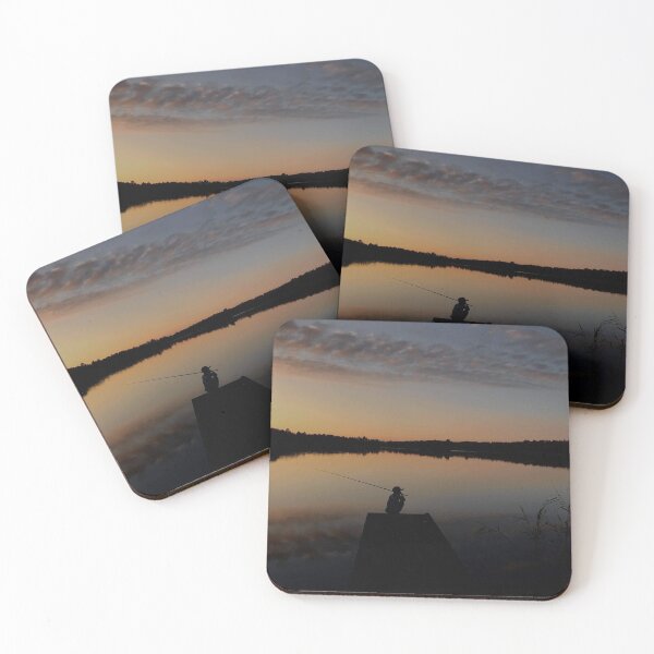 Item preview, Fishing by the lake designed and sold by HenrikGPhoto.