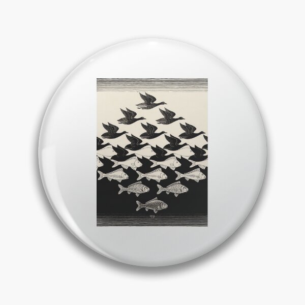 Item preview, Sky and Water I - Maurits Cornelis Escher Classic designed and sold by RICKYSUEh.