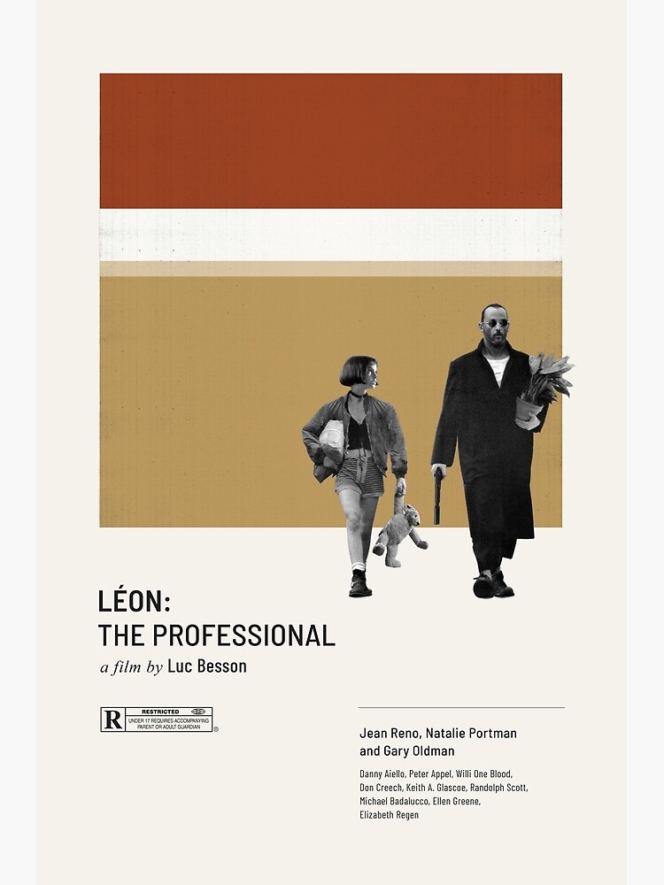 Leon Alternative Movie Poster Inspired by Luc Besson Film 
