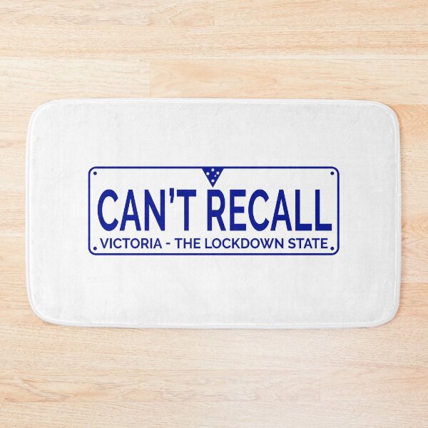 Item preview, Funny Victorian Numberplate - Can't Recall Melbourne Lockdown Thanks Dan Andrews designed and sold by JasKei-Designs.