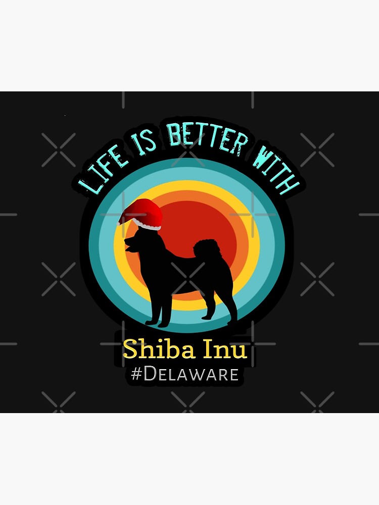 Disover Shiba Inu life is better with shiba shiba inu funny Shower Curtain