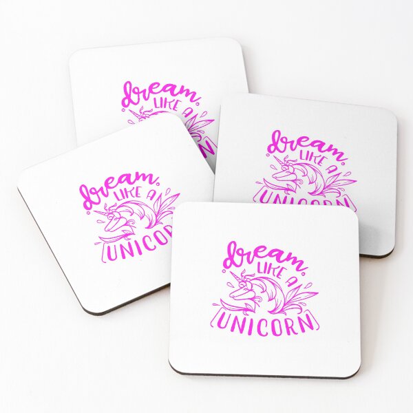 Item preview, Dream Like A Unicorn Dream Quote designed and sold by Open Canvas.