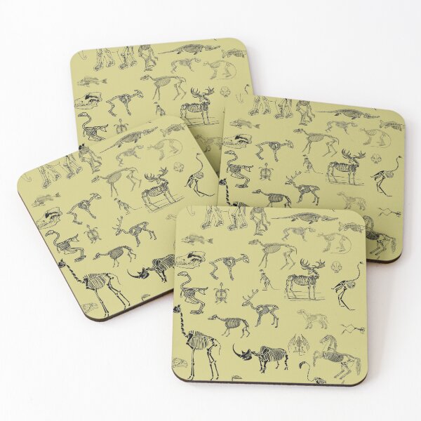 Item preview, Animal Skeletons Pattern designed and sold by BlkBearyDesigns.