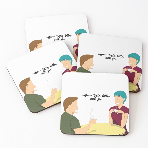 Item preview, Coffee tastes better with you.. designed and sold by -OHA-.