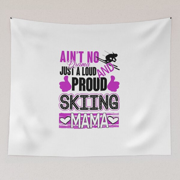 Item preview, Proud Skiing mama designed and sold by tuyetnhung98.