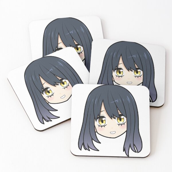 Item preview, Mieruko-chan Yotsuya Miko Chibi Head designed and sold by ChibiCheems.