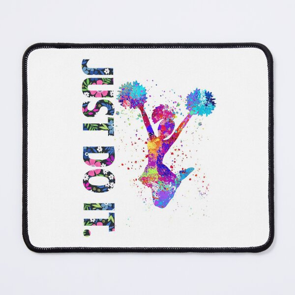 Item preview, Cheerleading Just Do It Watercolor Art designed and sold by LittleFunky79.