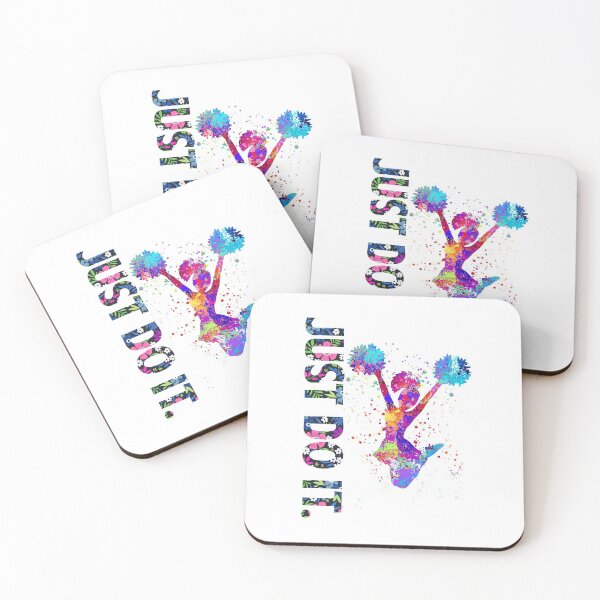 Item preview, Cheerleading Just Do It Watercolor Art designed and sold by LittleFunky79.