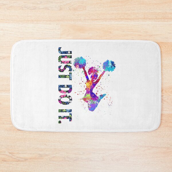 Item preview, Cheerleading Just Do It Watercolor Art designed and sold by LittleFunky79.