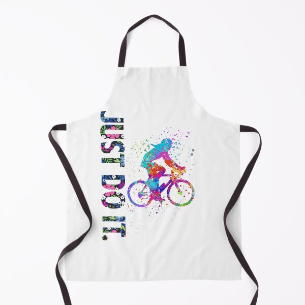 Item preview, Cycling Just Do It Watercolor Art designed and sold by LittleFunky79.