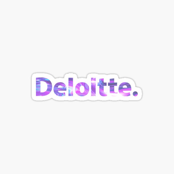 DELOITTE Holographic Sticker
