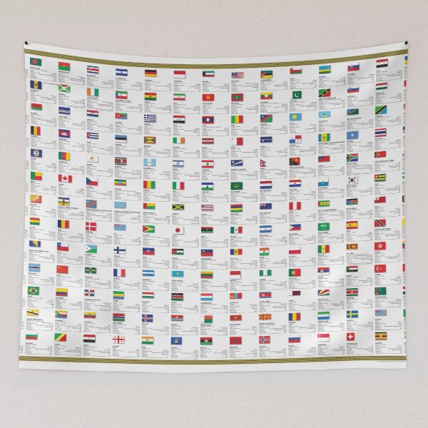 Item preview, Flags of the World designed and sold by cartdeco.