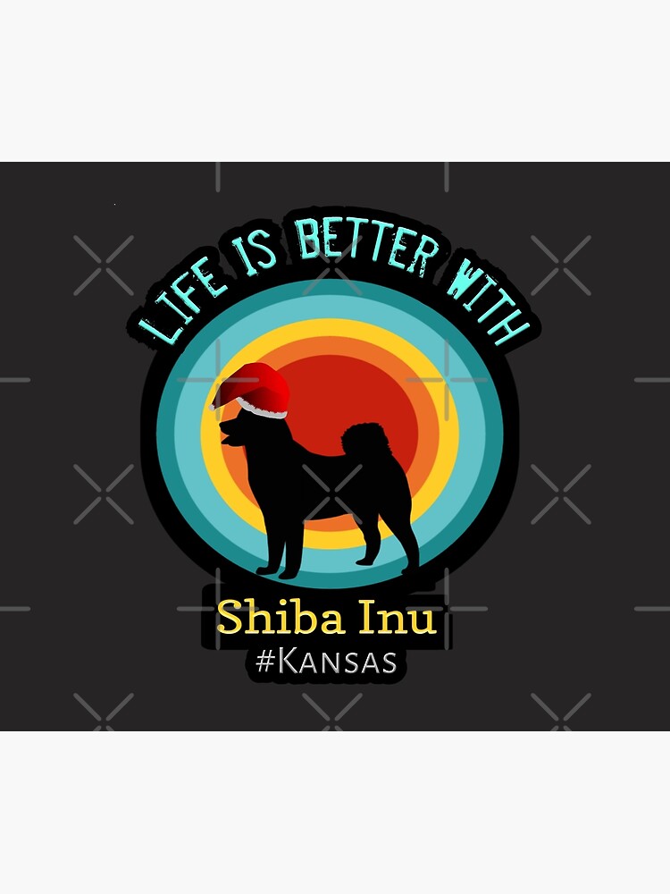 Discover Shiba Inu life is better with shiba shiba inu funny Shower Curtain