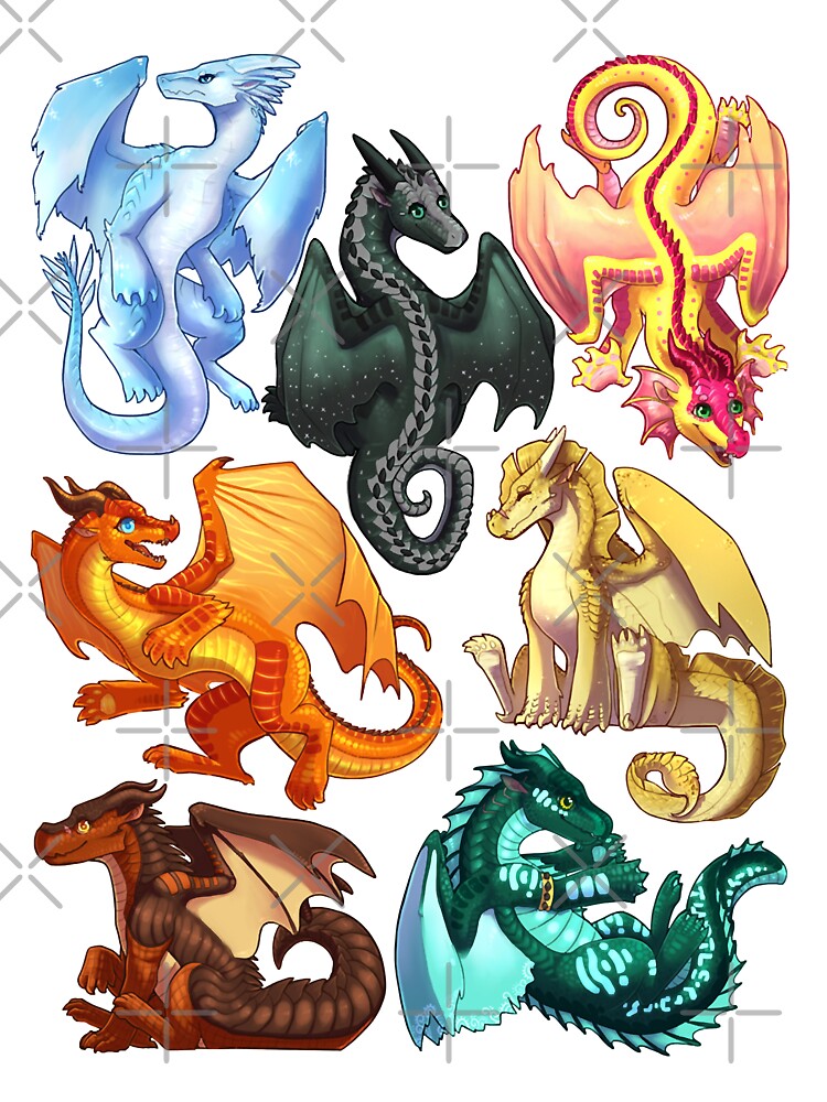 Wings Of Fire - Dragonets Men Women Kids T-Shirt Wings Of Fire - Dragonets Men Women Kids T-Shirt