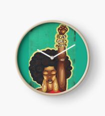 JUSTICE WANTED Clock