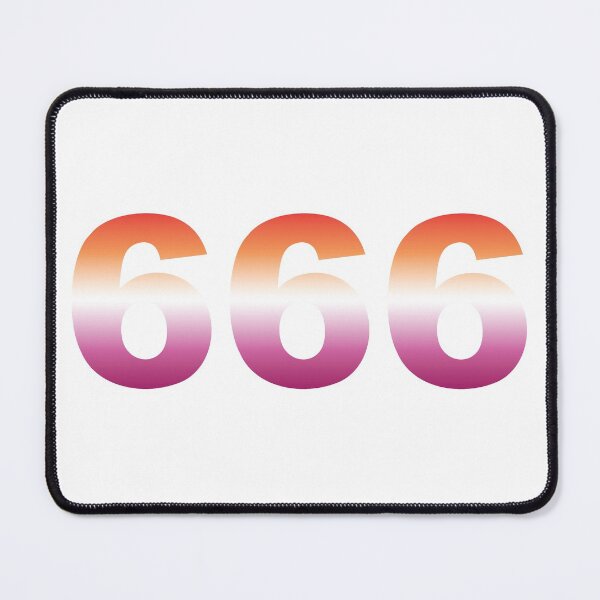 Item preview, 666 Devil Number Pride Flag Gradient Lesbian designed and sold by heckgogh.