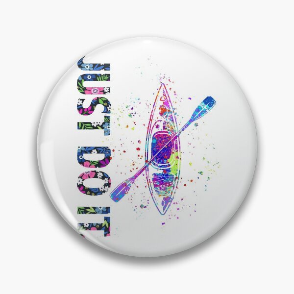 Item preview, Kayak Just Do It Watercolor Art designed and sold by LittleFunky79.