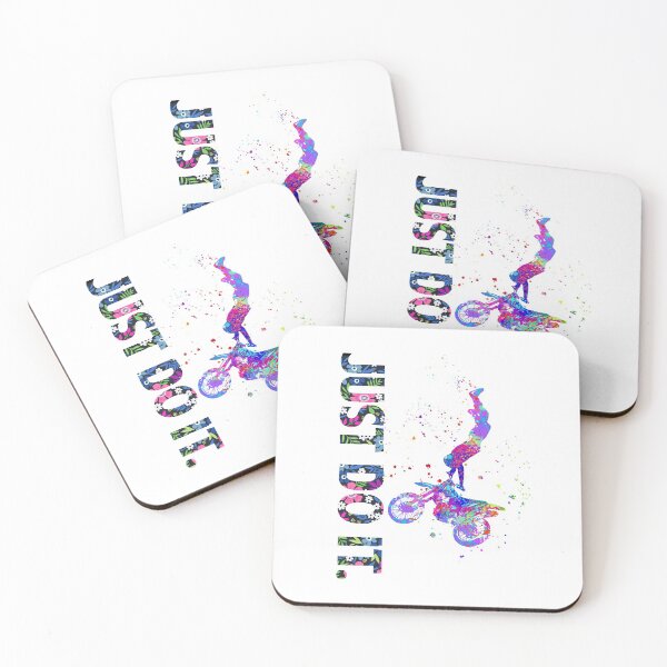 Item preview, Motocross Just Do It Watercolor Art designed and sold by LittleFunky79.