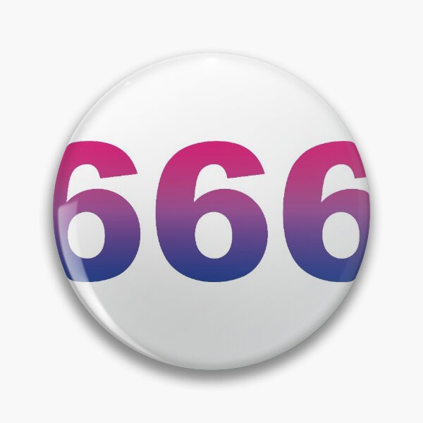 Item preview, 666 Devil Number Pride Flag Gradient Bisexual designed and sold by heckgogh.