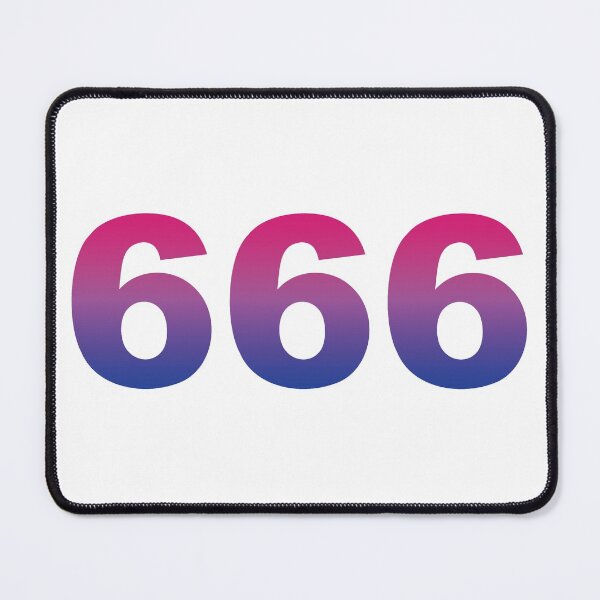 Item preview, 666 Devil Number Pride Flag Gradient Bisexual designed and sold by heckgogh.