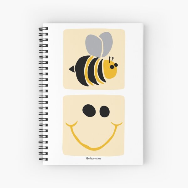 Bee Happy Spiral Notebook