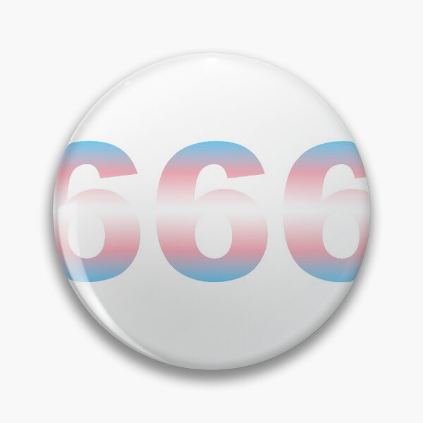 Item preview, 666 Devil Number Pride Flag Gradient Transgender designed and sold by heckgogh.