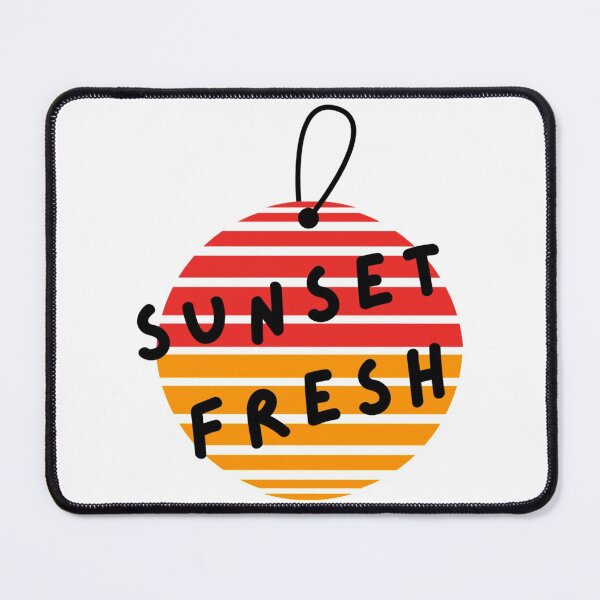 Item preview, Car Air Freshener - Sunset Background Design designed and sold by HallionClothing.