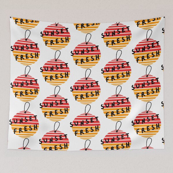Item preview, Car Air Freshener - Sunset Background Design   designed and sold by HallionClothing.