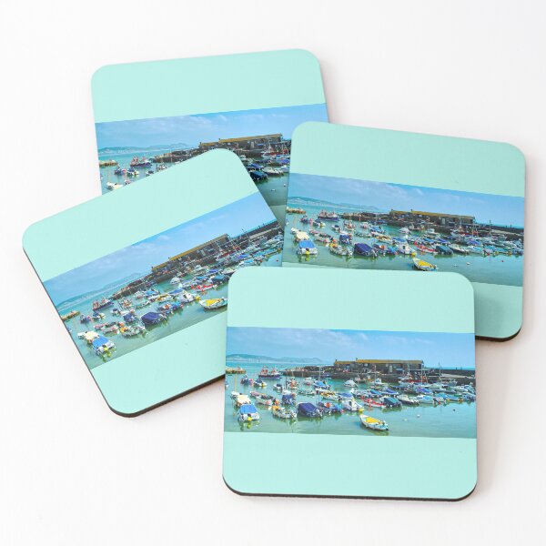 Item preview, Lyme Regis Harbour Panorama  designed and sold by Alisonchambers2.