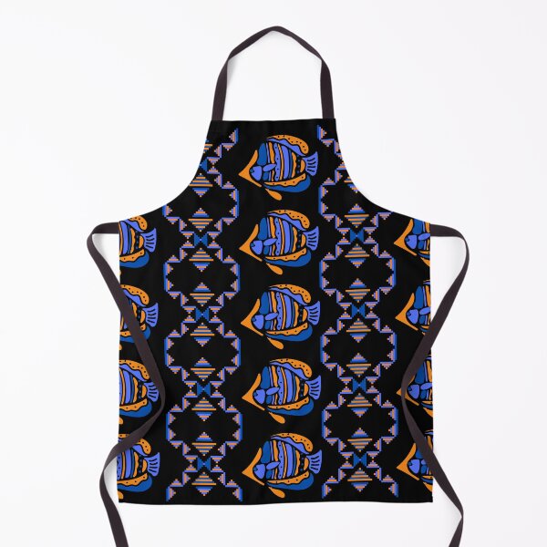 Item preview, Australian Aboriginal Art- Blue Fish Pattern  designed and sold by SapphireDC.