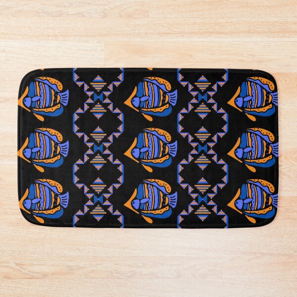 Item preview, Australian Aboriginal Art- Blue Fish Pattern  designed and sold by SapphireDC.