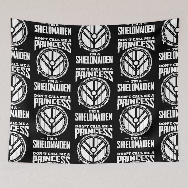 Item preview, Don't call me a princess - I'm shieldmaiden designed and sold by nektarinchen.