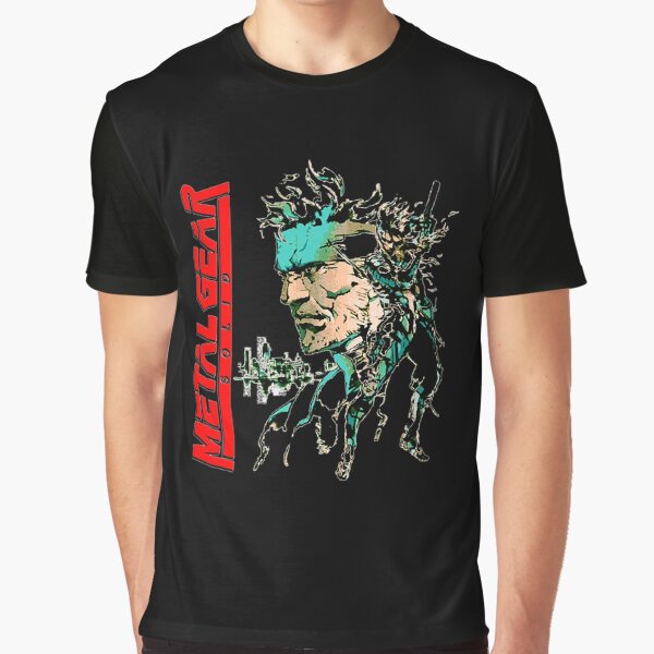 Vista previa del artículo con la obra «Camiseta de Metal Gear Solid 4 Metal Gear Solid», diseñado y vendido por BoLyma.