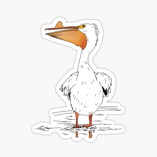 Goofy Opila Bird Sticker for Sale by snowblosm