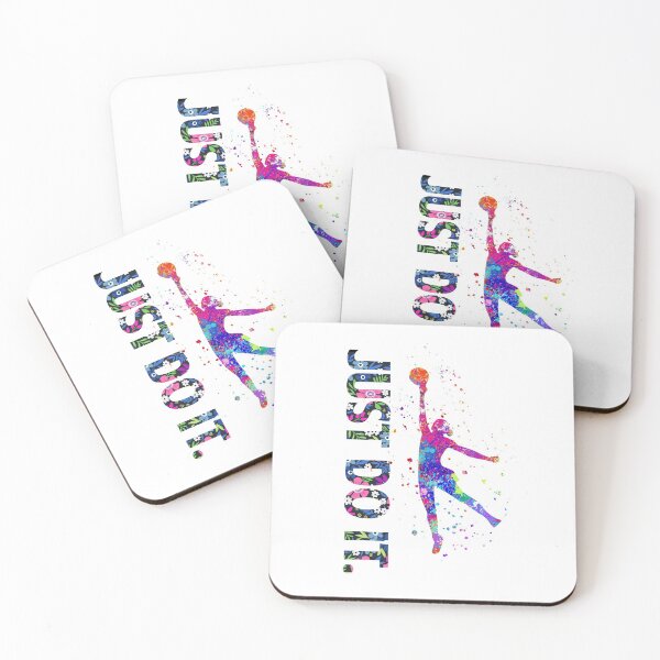 Item preview, Netball Just Do It Watercolor Art designed and sold by LittleFunky79.