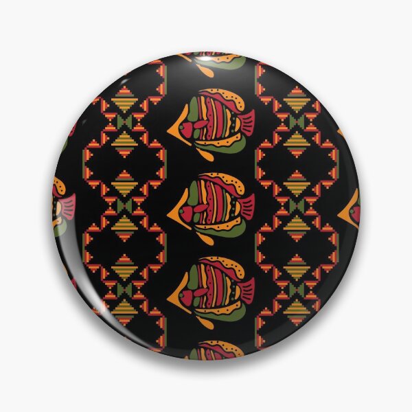 Item preview, Australian Aboriginal Art- Fish Pattern 1 designed and sold by SapphireDC.