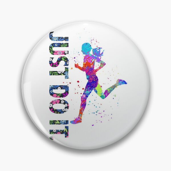 Item preview, Running Just Do It Watercolor Art designed and sold by LittleFunky79.