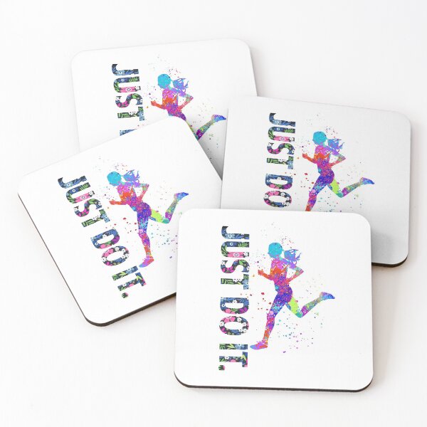 Item preview, Running Just Do It Watercolor Art designed and sold by LittleFunky79.