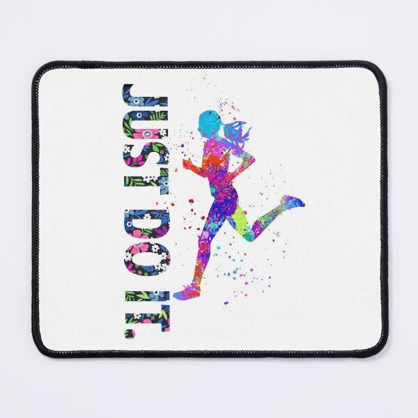 Item preview, Running Just Do It Watercolor Art designed and sold by LittleFunky79.