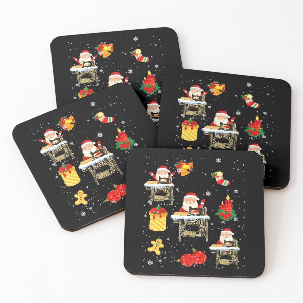 Item preview, Cute Sewing Santa Funny Christmas Santa Sewing Quilting designed and sold by AloisSinger.