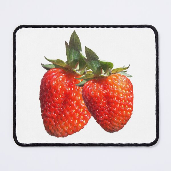 Item preview, Two Real Strawberry Red Juicy Summer Berry Realistic designed and sold by Shym Shop Ukraine.