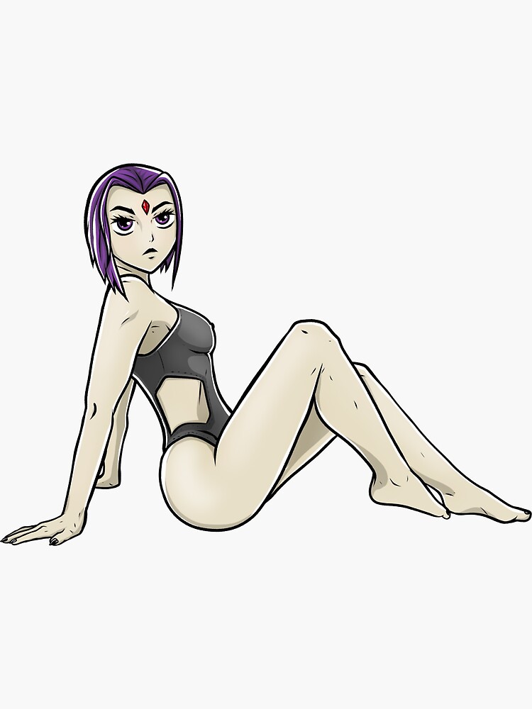 Swimsuit Raven Sticker