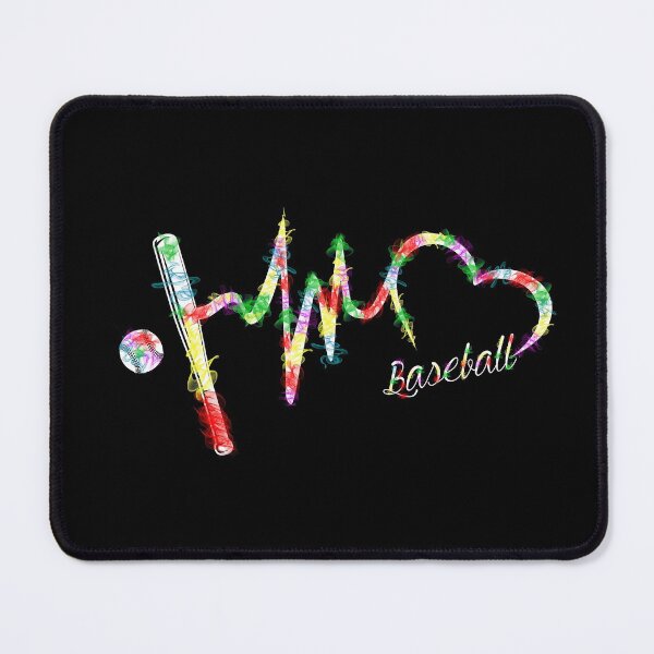 Item preview, Baseball Colorful Smoke Heartbeat designed and sold by LittleFunky79.