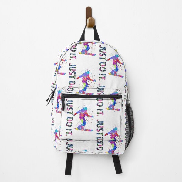 Item preview, Snowboarding Just Do It Watercolor Art designed and sold by LittleFunky79.