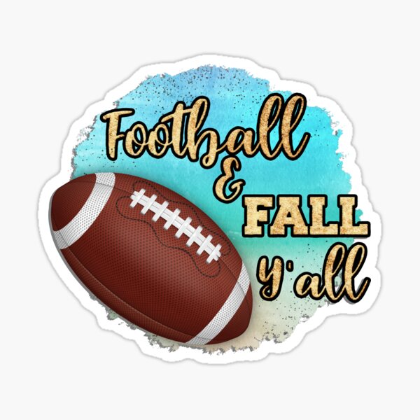 Football Fall Sticker