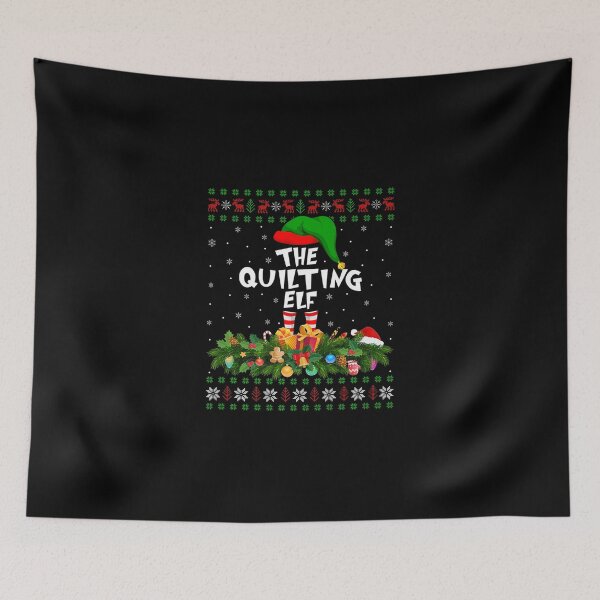 Item preview, Funny Matching Family Ugly The Quilting Elf Christmas designed and sold by AloisSinger.