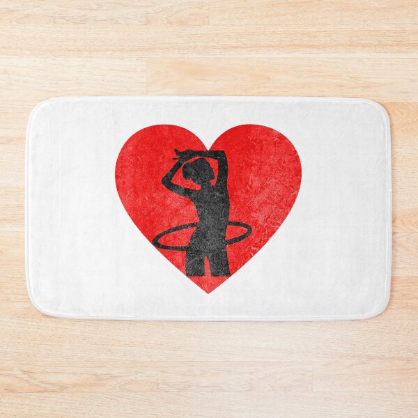 Item preview, Heart Hoop Hula Ladies Hulahoop Hulagirl Dancer designed and sold by DerNerd.