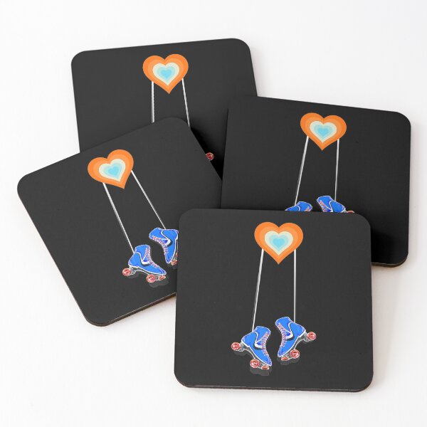 Item preview, 70s Retro Pocket Heart Vintage Roller Skating designed and sold by ReneBurkhardt.
